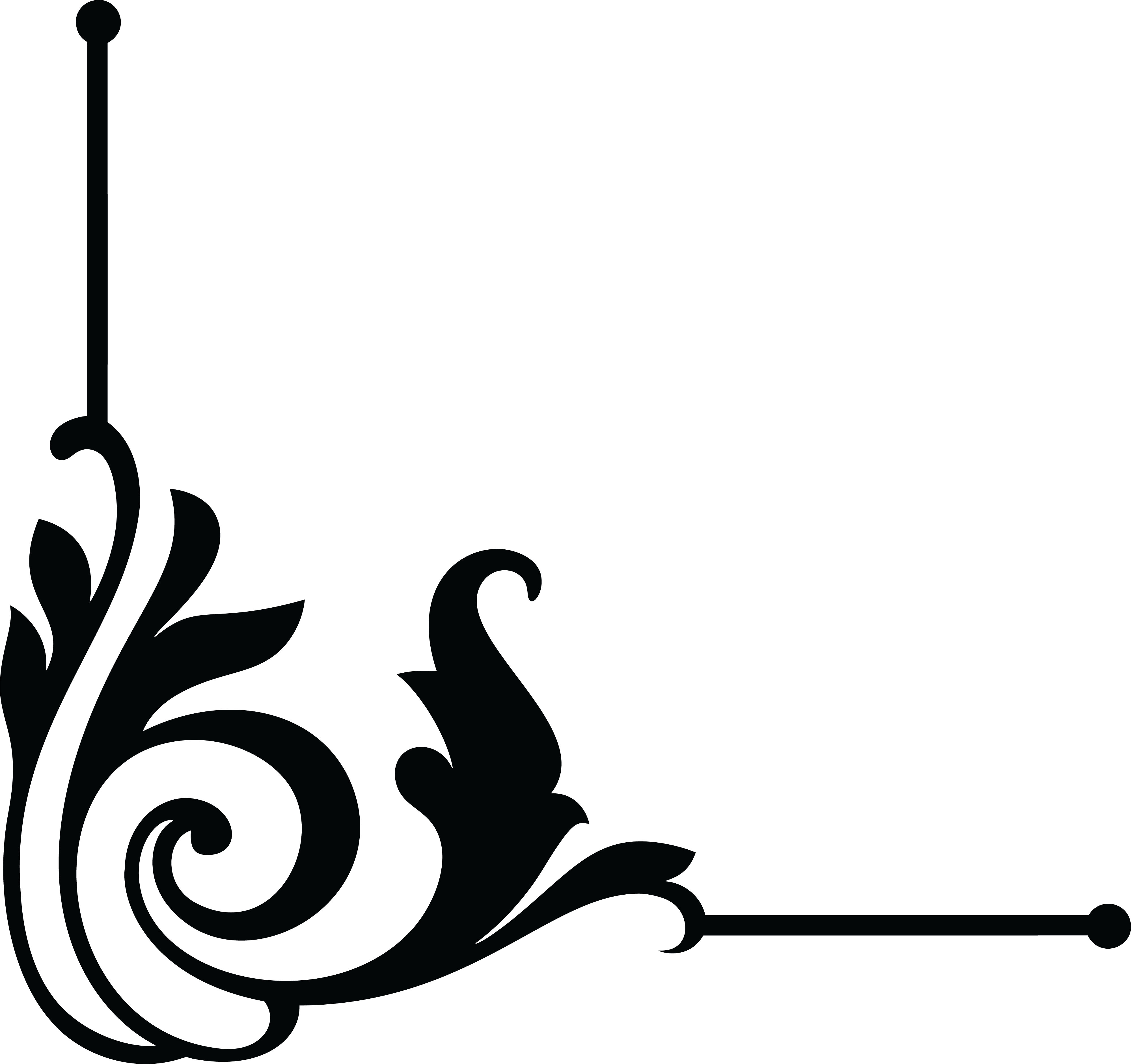 Corner Png - Decorative Clipart Transparent Png (2218x2086), Png Download