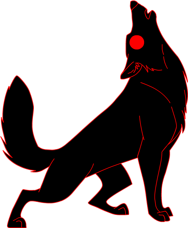 Cartoon Wolf Howling - Cartoon Wolf Png Howling Clipart (900x800), Png Download