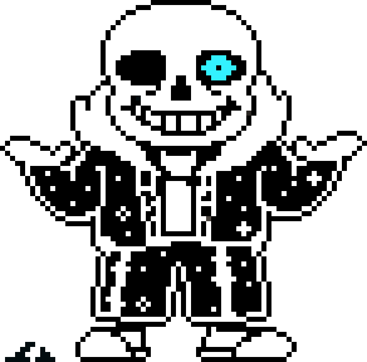 Sans Shrug - Sans Undertale Megalovania Clipart (730x720), Png Download