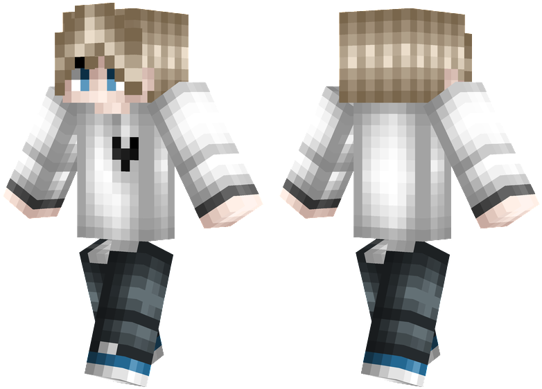 Blue Eyes - Blue Eyes Minecraft Skin Clipart (804x576), Png Download