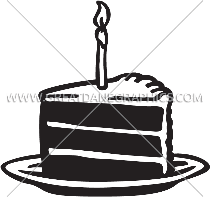 Drawn Cake Cake Slice - Birthday Cake Slice Drawing Clipart (825x773), Png Download