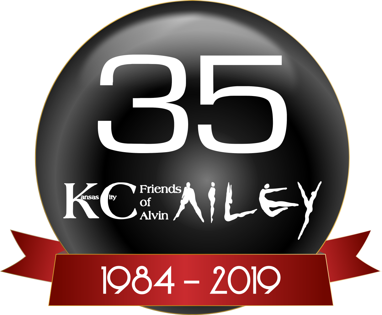 Kcfaa Anniversary Logo Final Kansas City Friends Of - Alvin Ailey Clipart (1218x1004), Png Download