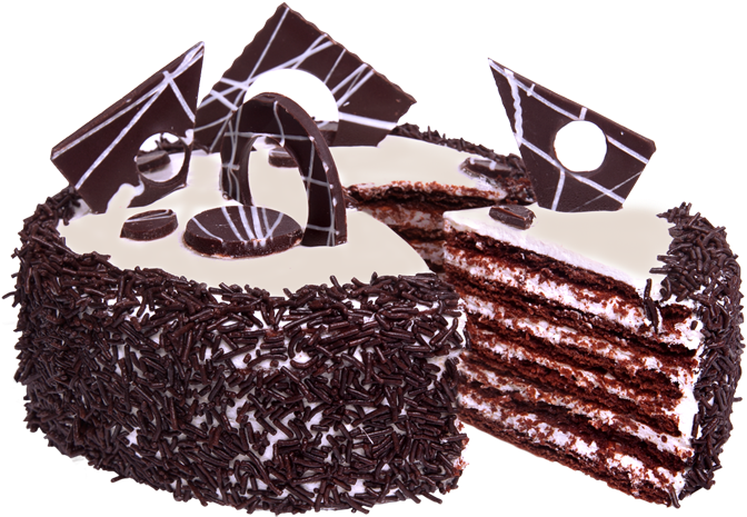 Slice Of Cake Png Clipart (672x465), Png Download