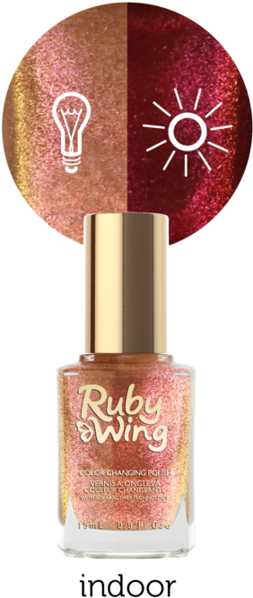 Ruby Wing Solar Active® Nail Polish - Ruby Wing I Conch Wait Clipart (595x738), Png Download