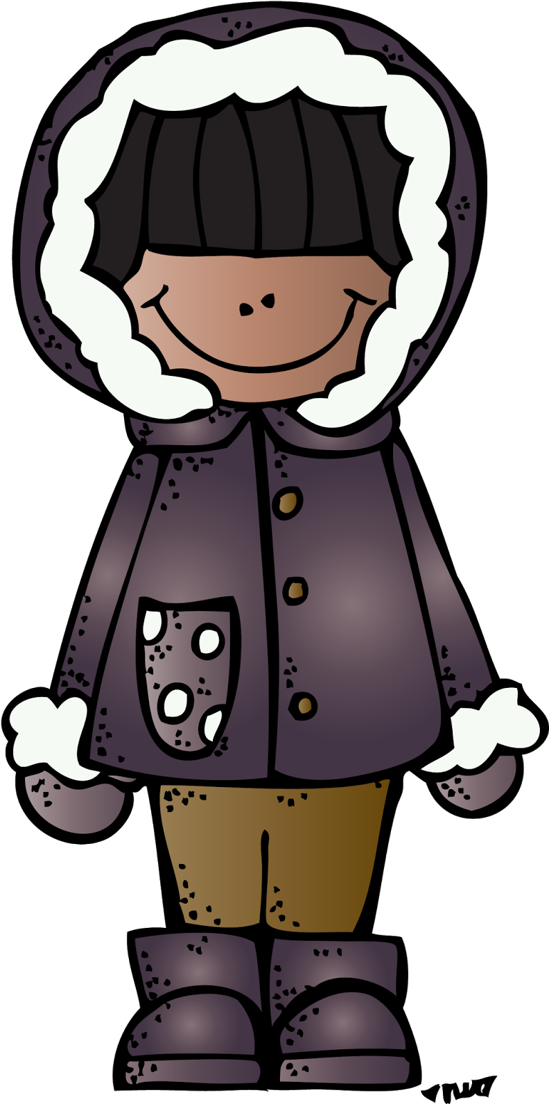 Cold Clipart January - Melonheadz Winter - Png Download (792x1592), Png Download