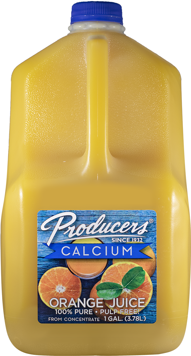 Calcium Orange Juice - Plastic Bottle Clipart (1000x1500), Png Download
