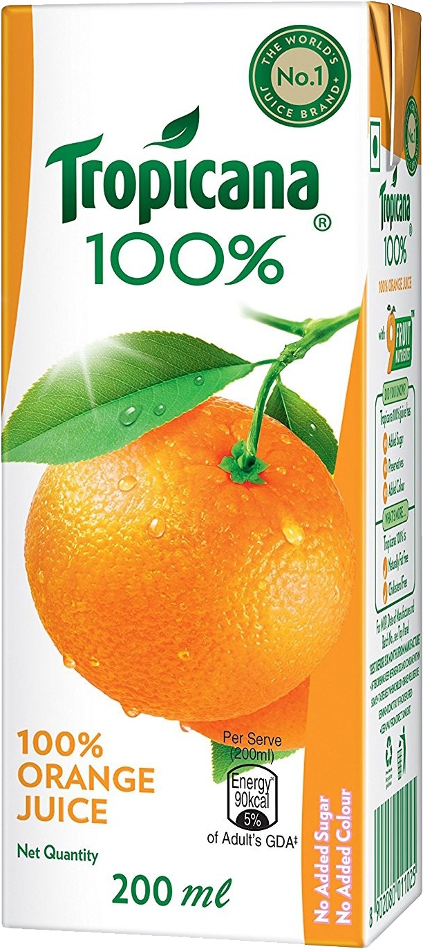 Orange Juice Tetra Pack Clipart (737x1500), Png Download