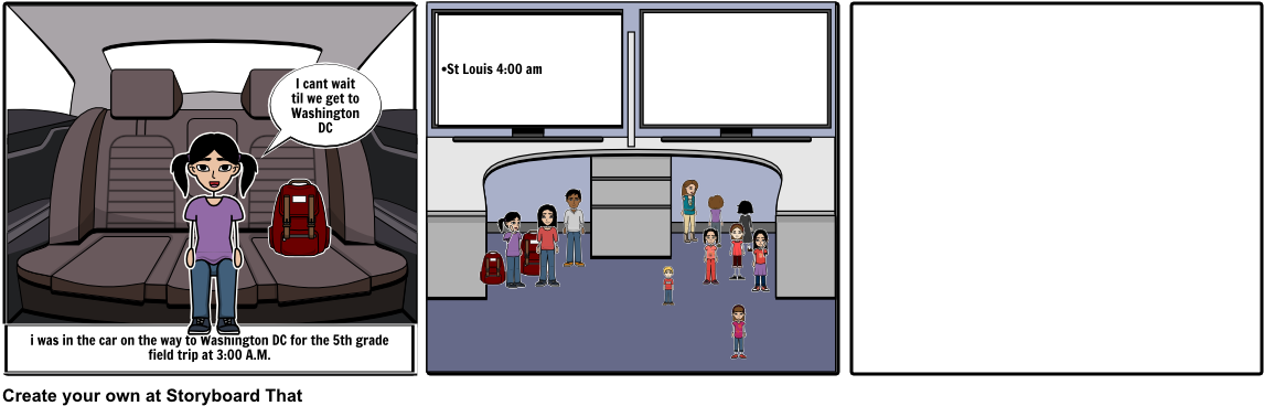 Trip To Washington Dc - Cartoon Clipart (1164x385), Png Download