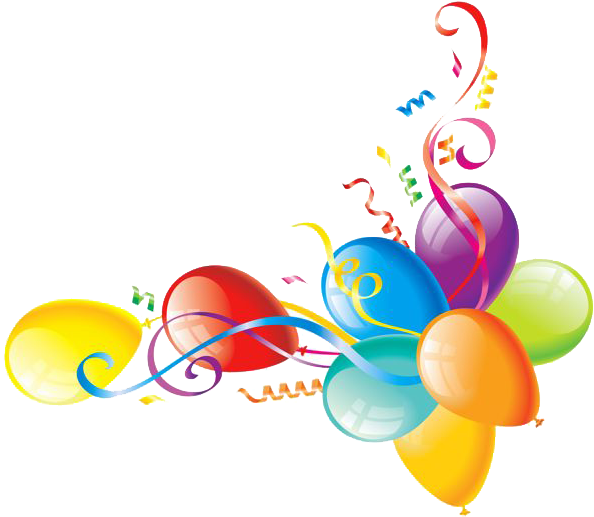 Balloons Clipart Corner Corner Birthday Balloons Png Transparent Png