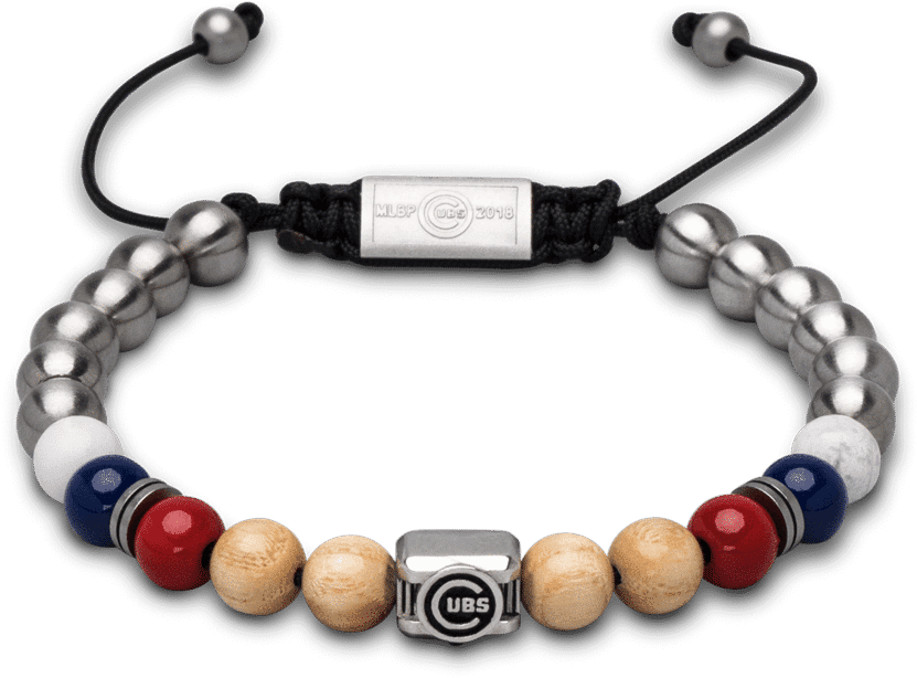 Chicago Cubs™ Square Macrame Bracelet 8mm - Bracelet Clipart (1024x1024), Png Download