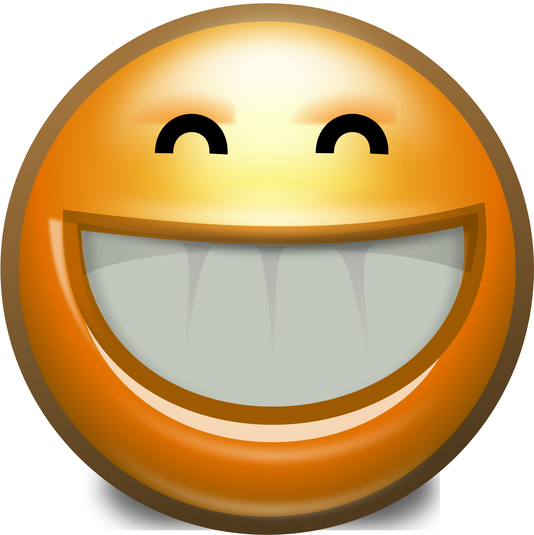 Open - Smiley Clipart (2000x2000), Png Download