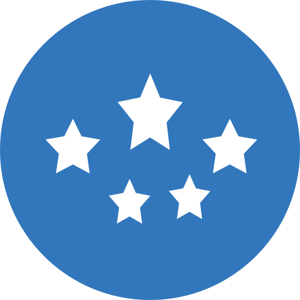Medium Blue Stars Svg Clip Arts 600 X 600 Px - Png Download (600x600), Png Download