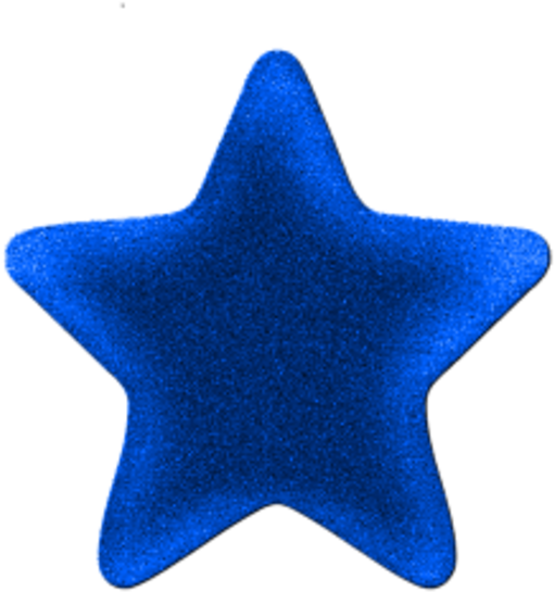 Star Blue - Blue Stars Clip Art - Png Download (600x600), Png Download