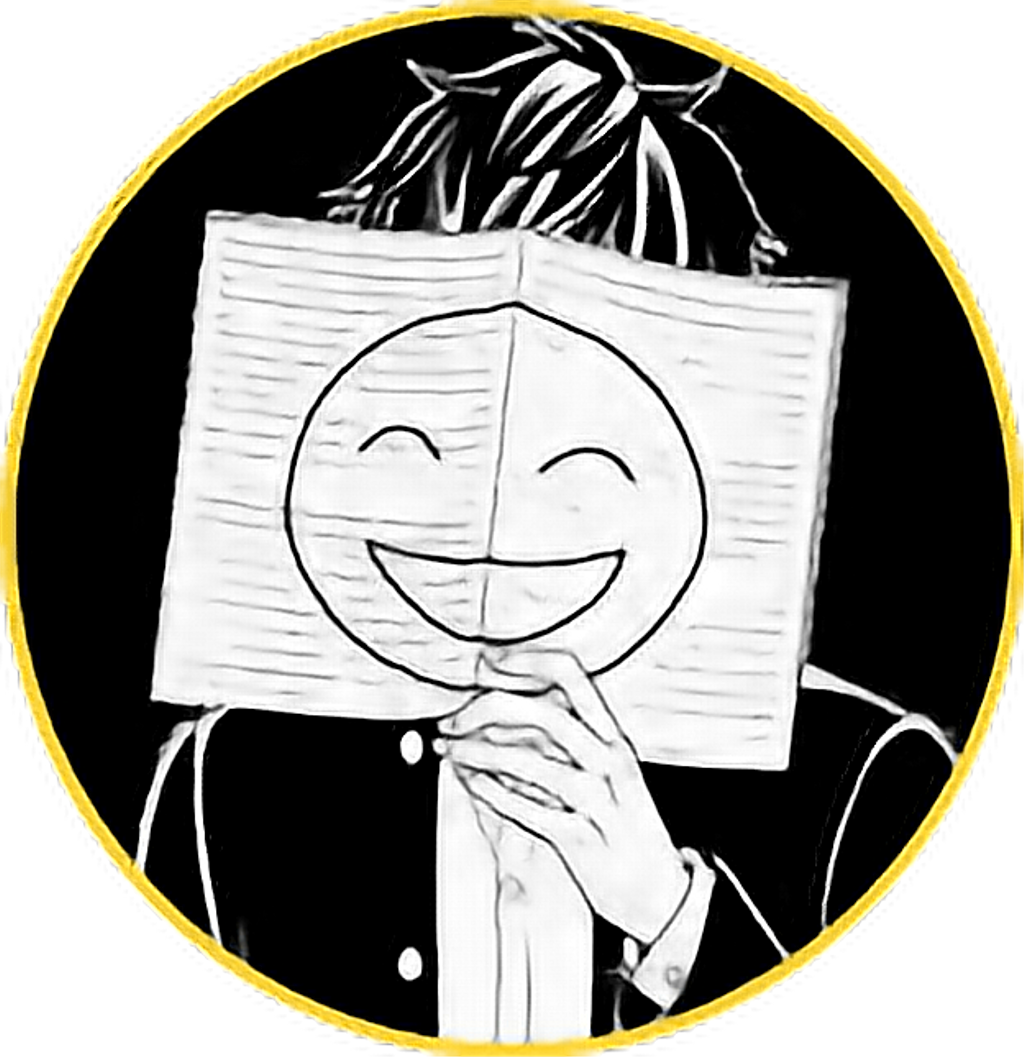 Foreveralone Sticker - Anime Smiling Sad Face Clipart (1024x1057), Png Download