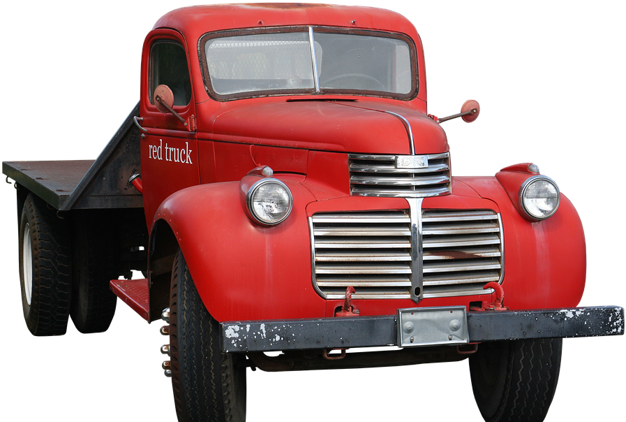 Truck, Pickup, Gmc, Red, Usa, Oldtimer, Pickup Truck - Pickup Truck Clipart (960x640), Png Download