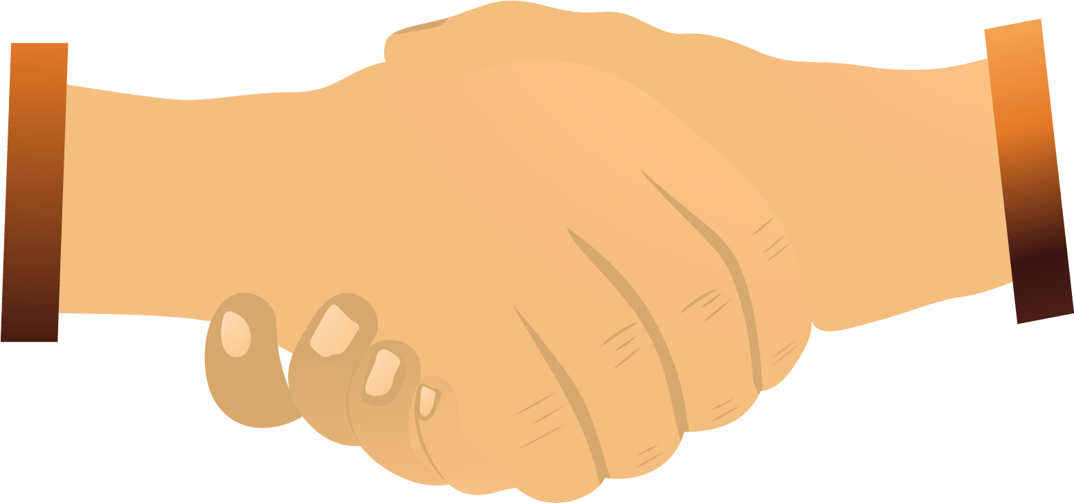 Hand Clipart (1551x748), Png Download