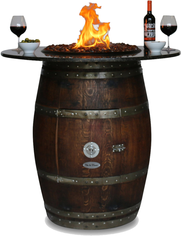 Vin De Flame The Grand - Fire Pit Clipart (581x755), Png Download