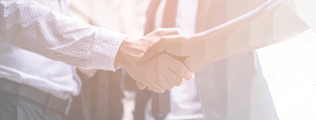 Hand-shake - Business Clipart (1050x400), Png Download