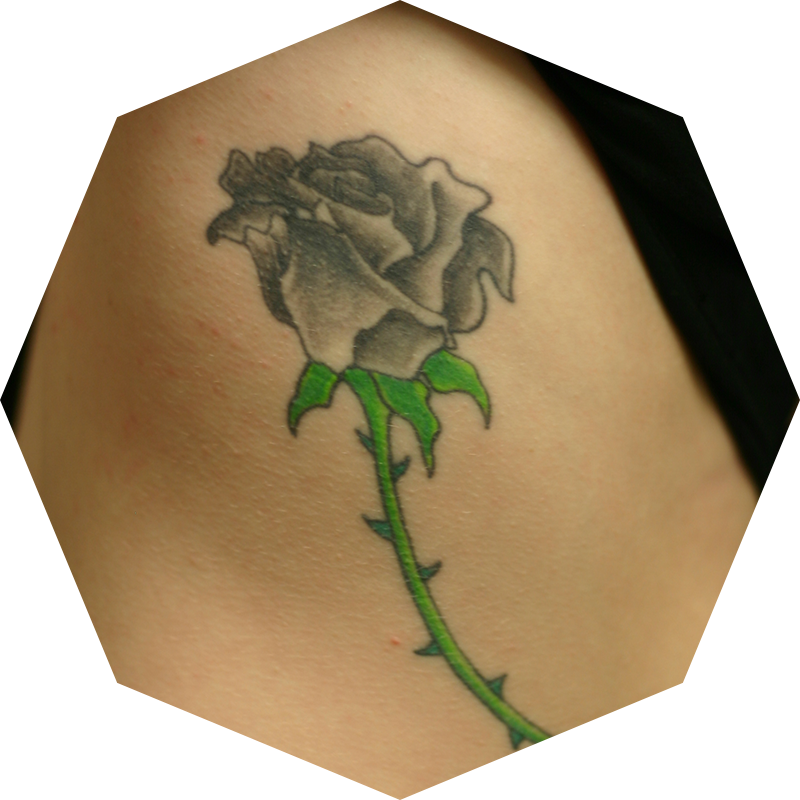 Tattoo Number 4 Is Placed On My Ribs - Tattoo Clipart (800x800), Png Download