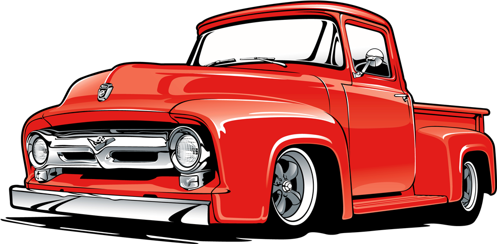 1953 - 1956 Ford F100 Clip Art - Png Download (1200x750), Png Download