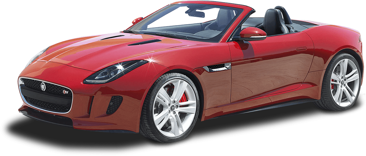 Red F Type Jaguar - Jaguar Sports F Type In India Clipart (1310x722), Png Download