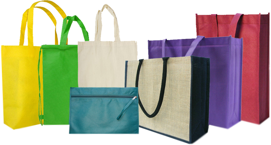 Non Woven Bags Png Clipart (875x470), Png Download