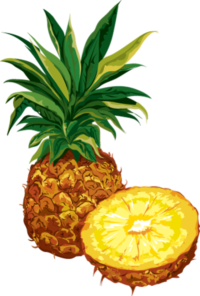 Pineapple Clip Art Free Free Clipart Images - Pineapple Fruit Clipart Png Transparent Png (640x946), Png Download