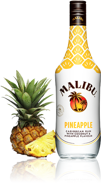 Malibu Pineapple - Malibu Rum Pineapple Clipart (500x640), Png Download