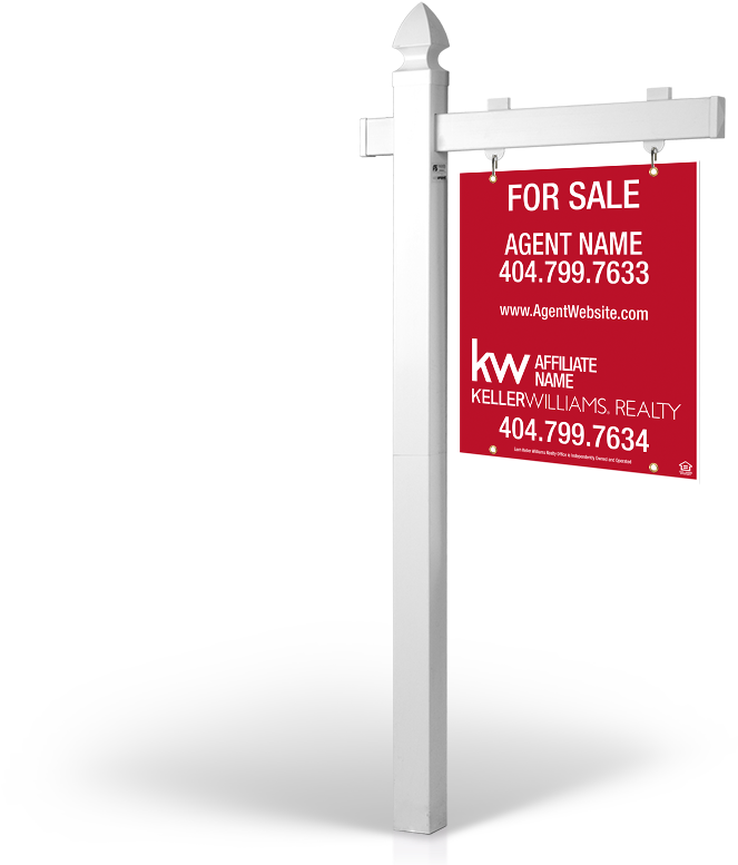 We - Real Estate Hanging Post Signs Clipart (800x815), Png Download