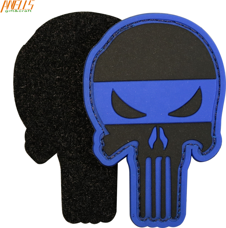 Custom Garment Private Embossed Logos Punisher Skull - Skull Clipart (800x800), Png Download