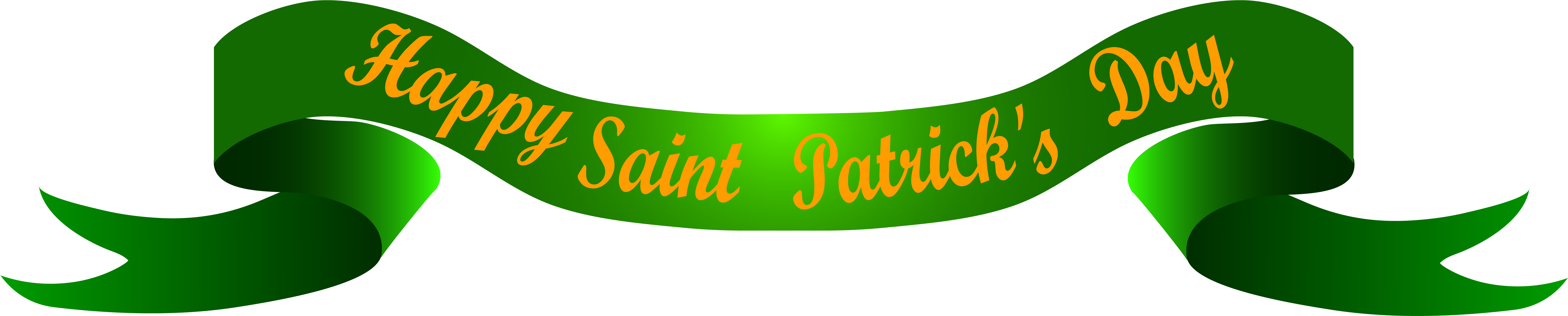 Happy Saint Patrick S Transparent Image Gallery - Happy St Patricks Day Banner Clipart (8000x1693), Png Download