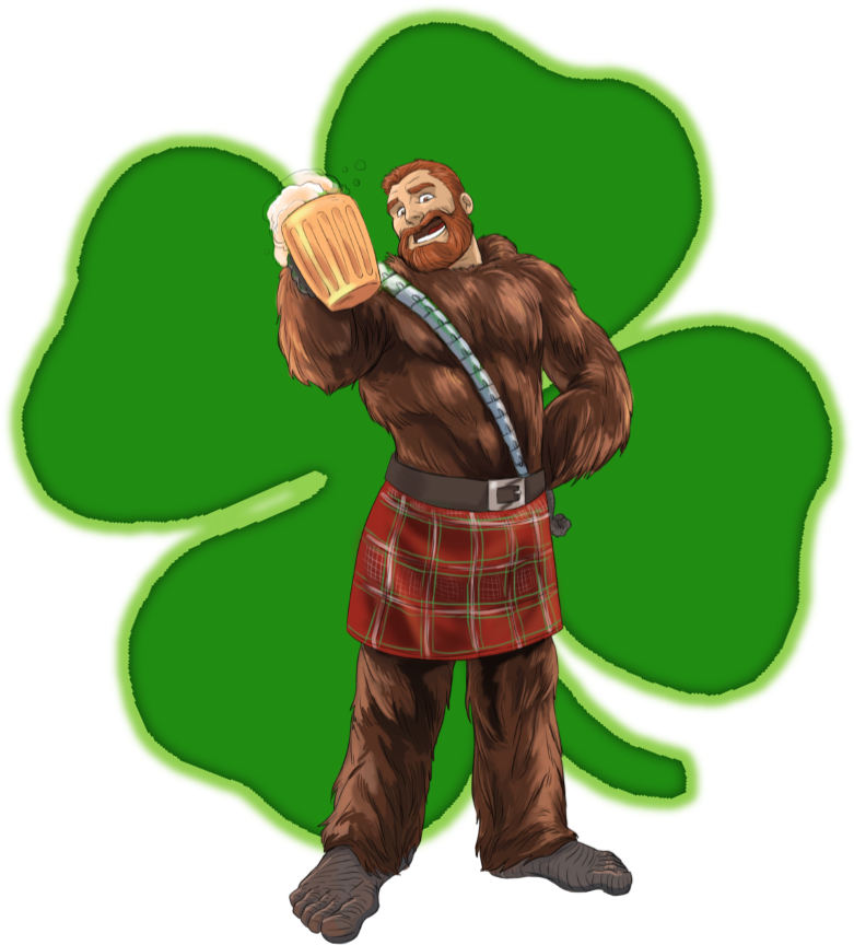 Wookiee St Patrick's Day - Illustration Clipart (979x1020), Png Download