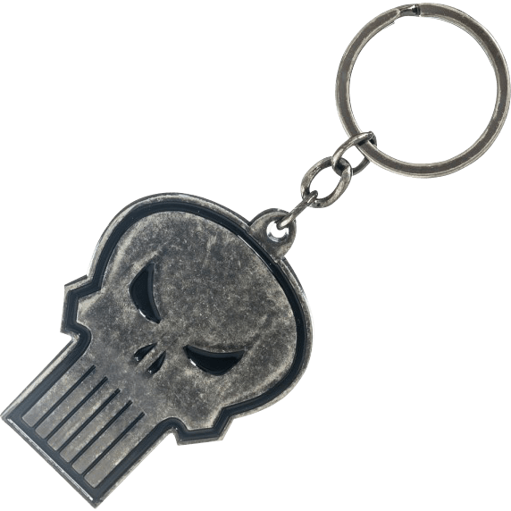Punisher Logo Metal Keychain - Keychain Clipart (572x572), Png Download
