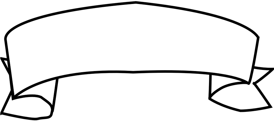 Blank Banner Template Png - Banner Clip Art Transparent Png (960x480), Png Download