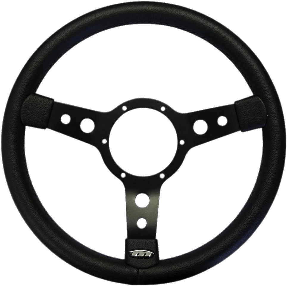 Black Steering Wheel - Classic Mini Steering Wheels Clipart (1000x1000), Png Download