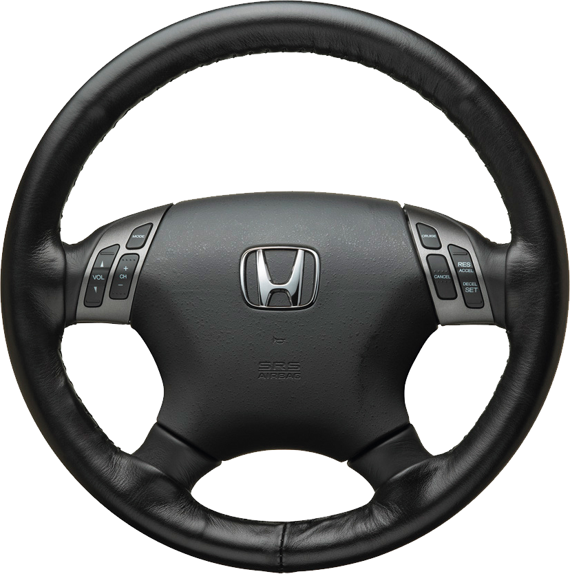 Steering Wheel - Honda Civic 2002 Steering Wheel Cover Clipart (828x833), Png Download