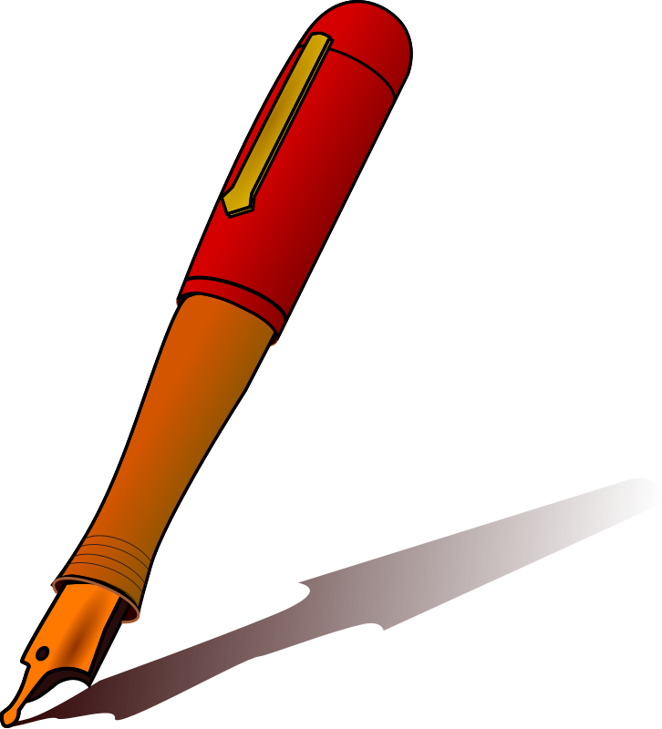 Quill Dip Pen - Clipart Images Of Pen - Png Download (726x800), Png Download