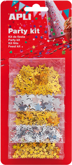 Magrudy - Com - Apli Confetti - Assorted Stars - Tipos De Confeti Clipart (600x600), Png Download