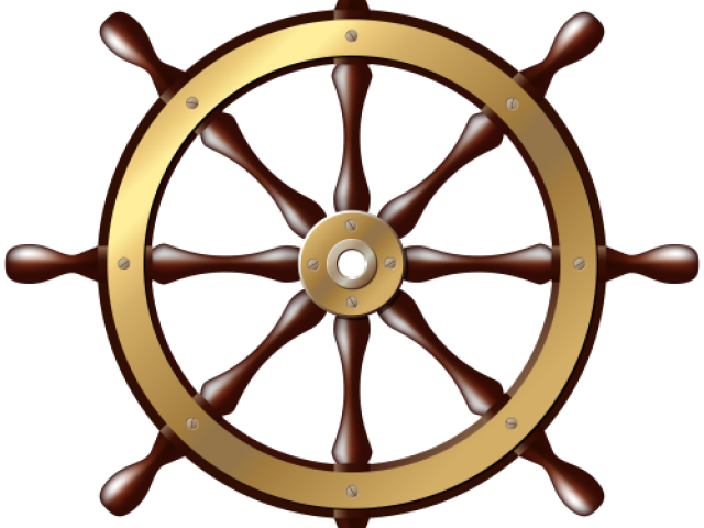 Ships Wheel Clipart - Ship Steering Wheel Clip Art - Png Download (640x480), Png Download