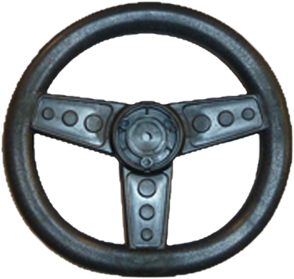 Prime Karts Steering Wheel Simple - Steering Wheel Clipart (750x673), Png Download