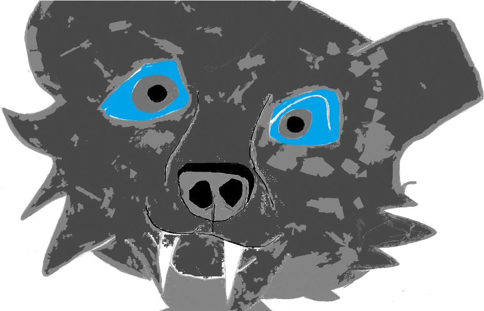 Nandi Bear - Fang Clipart (1000x629), Png Download
