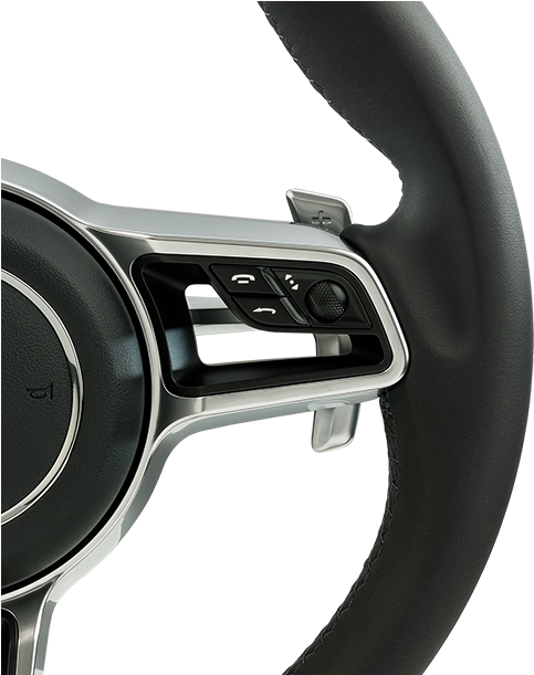 Switches, Porsche Macan - Steering Wheel Clipart (750x610), Png Download