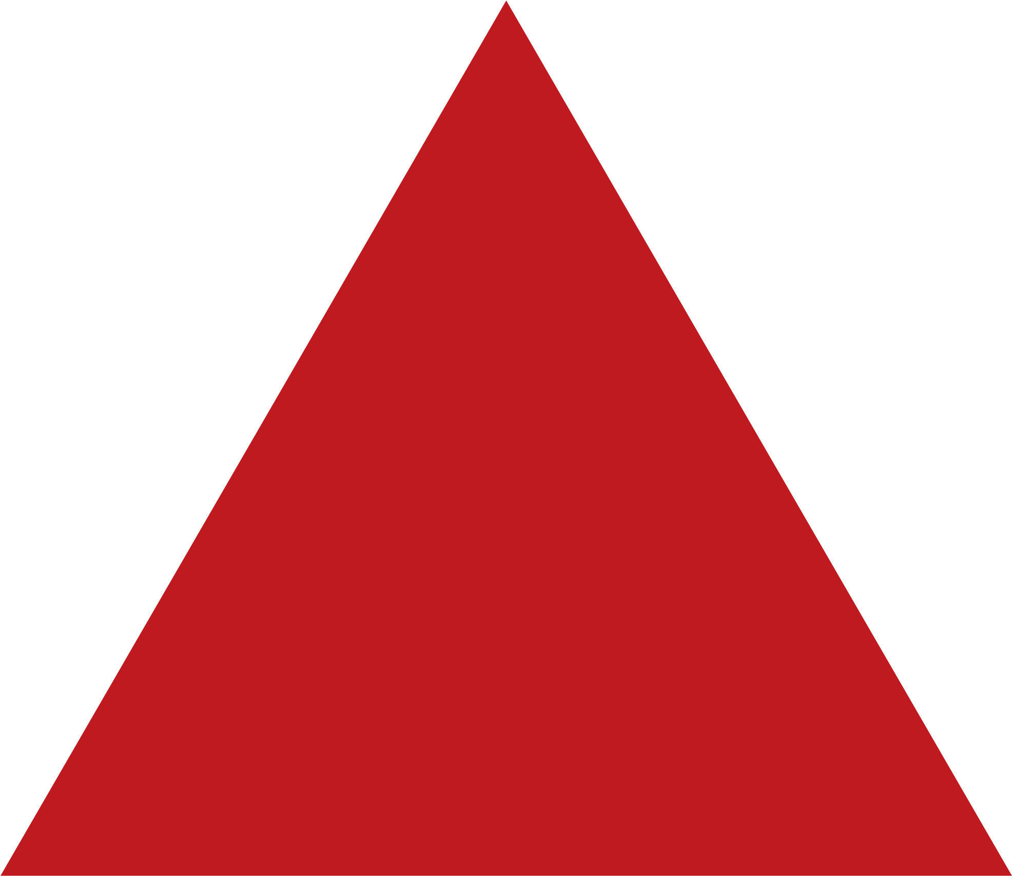 Equilateral Triangle Png - Red Arrow Logo Clipart (2000x1733), Png Download