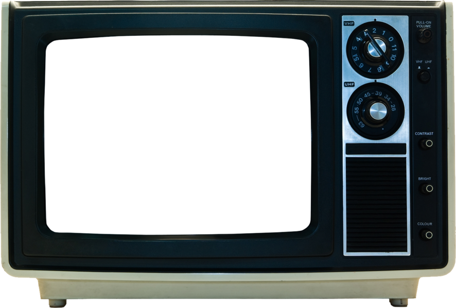 Retro Tv Png - Retro Tv Frame Png Clipart (886x600), Png Download