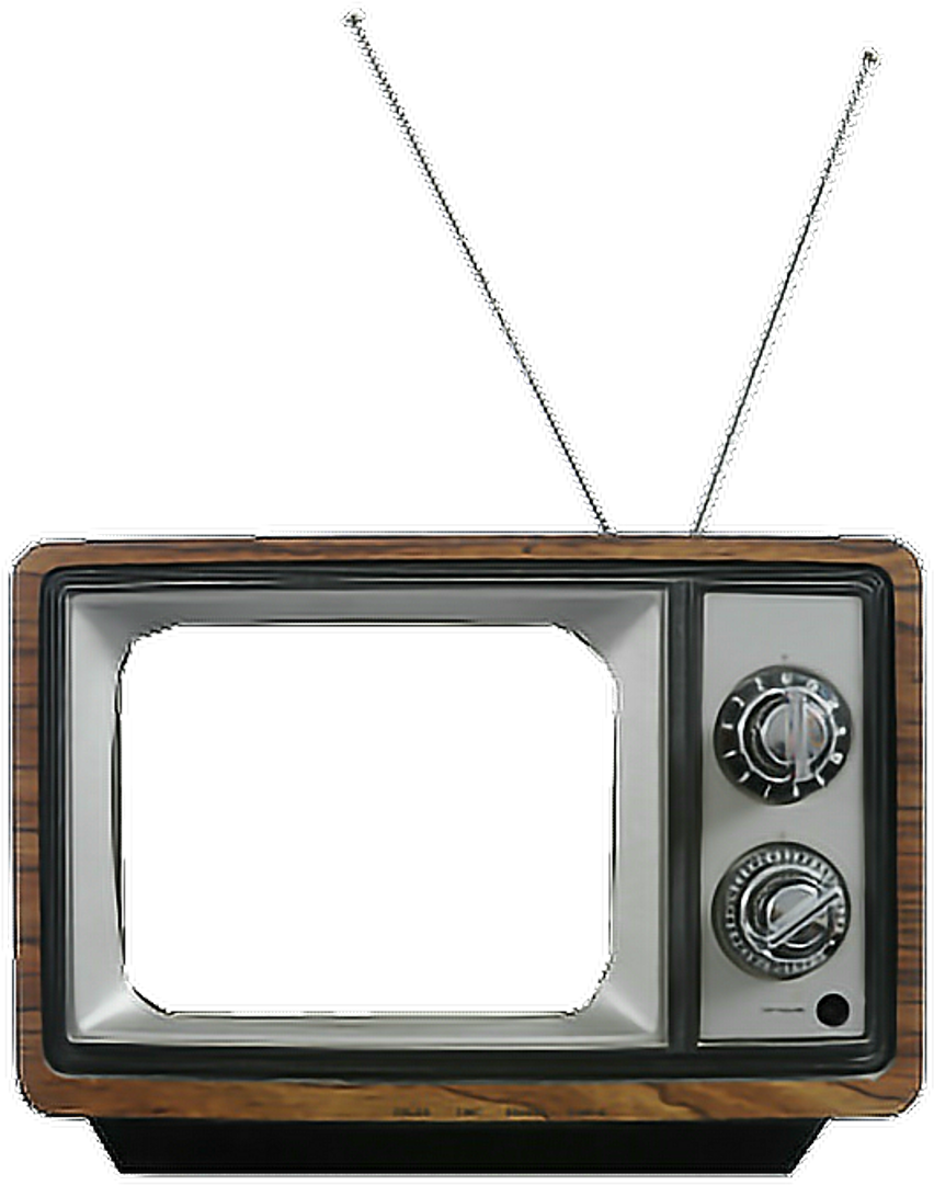 Ftestickers Sticker Old Tv Clipart Large Size Png Image PikPng