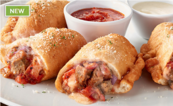 Meatball Stuffed Pizza Fritta - Olive Garden Pizza Fritta Clipart (600x600), Png Download