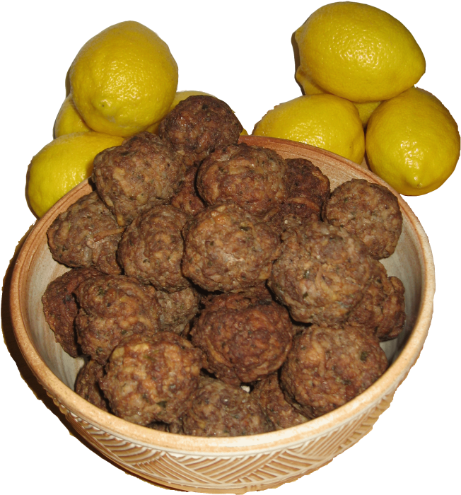 Keftedes - Lemon Clipart (768x1024), Png Download