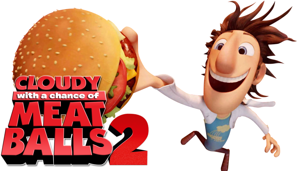Cloudy With A Chance Of Meatballs 2 Image - Cloudy With A Chance Of Meatballs 2 Png Clipart (1000x562), Png Download