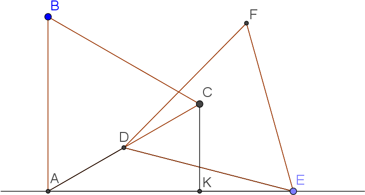 Elliot Mcgucken Simple Golden Ratio Construction - Triangle Clipart (1069x921), Png Download