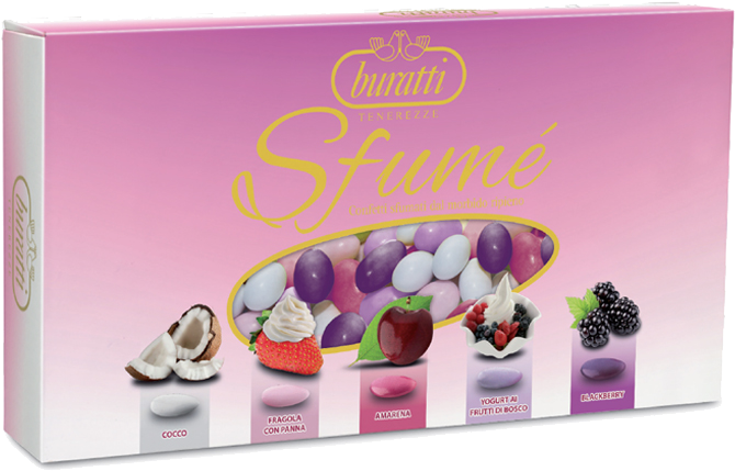 “tenerezze” Sfumé Pink - Confetti Buratti Sfumè Clipart (800x550), Png Download